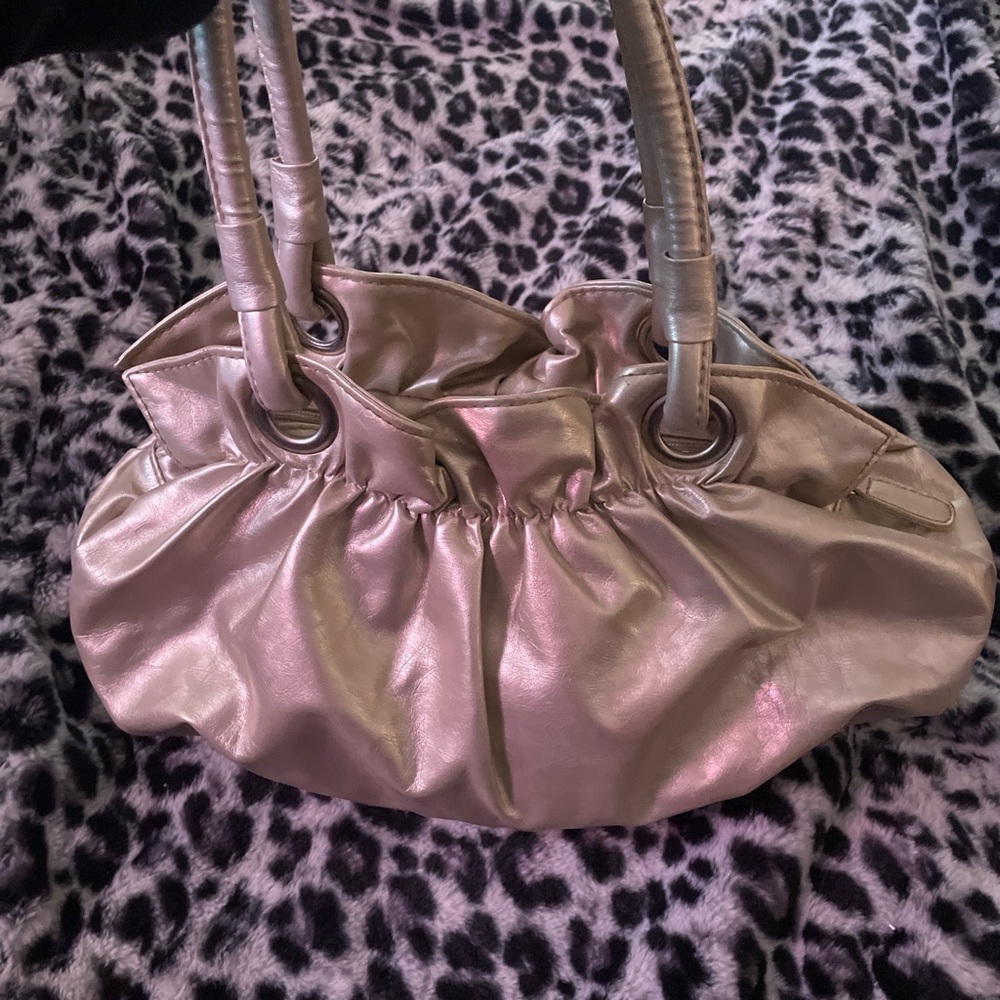 Elegant Metallic Shoulder Bag
